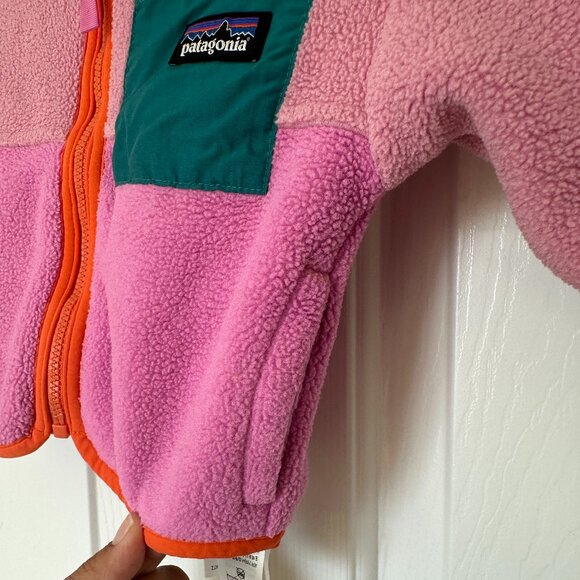 Patagonia Baby Girl Synchilla Jacket Size 6-12 Months - Picture 5 of 5